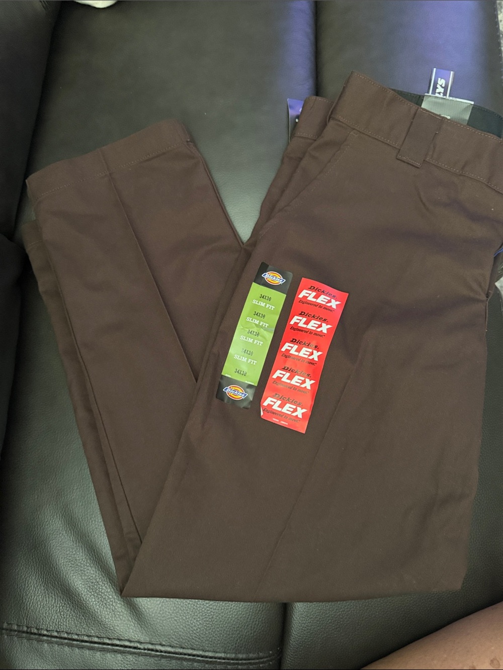 Dickies Men’s Flex Chinos - Dark Brown